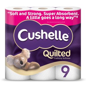 Cushelle Ultra Quilted 9 Rolls - Click Image to Close