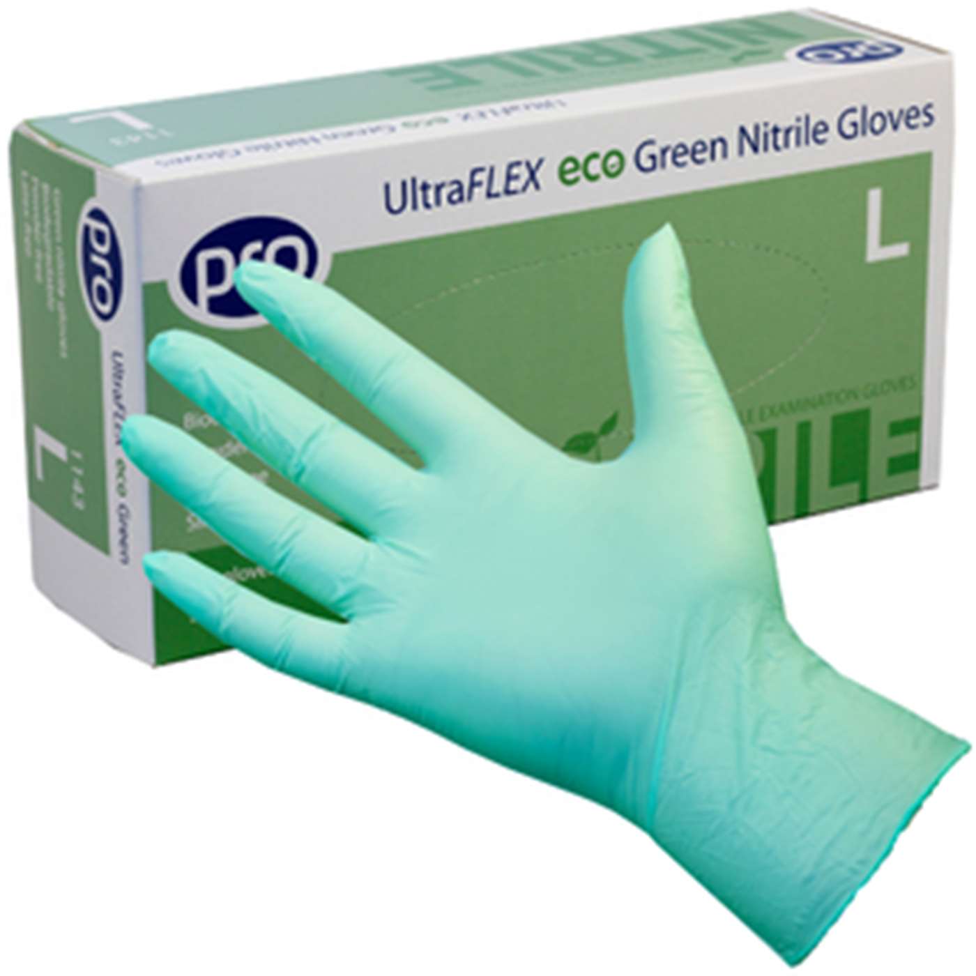 UltraFLEX Eco Nitrile Gloves - Small, Medium, Large, Extra Large - Click Image to Close