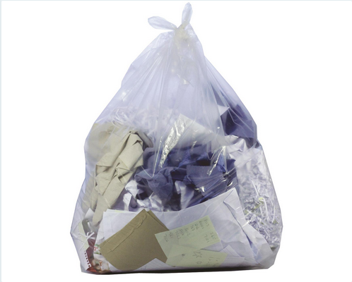 Medium Duty Clear Refuse Sacks - Click Image to Close