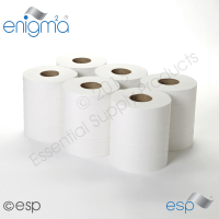 2-Ply White Centrefeed Rolls 150M x 190mm x 70mm 417 sheets - Click Image to Close