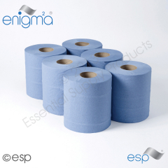 2-Ply Blue Centrefeed Rolls 150M x 190mm x 70mm 417 sheets